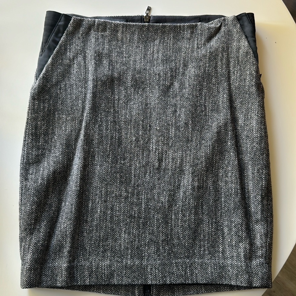 Gray mini skirt size 6